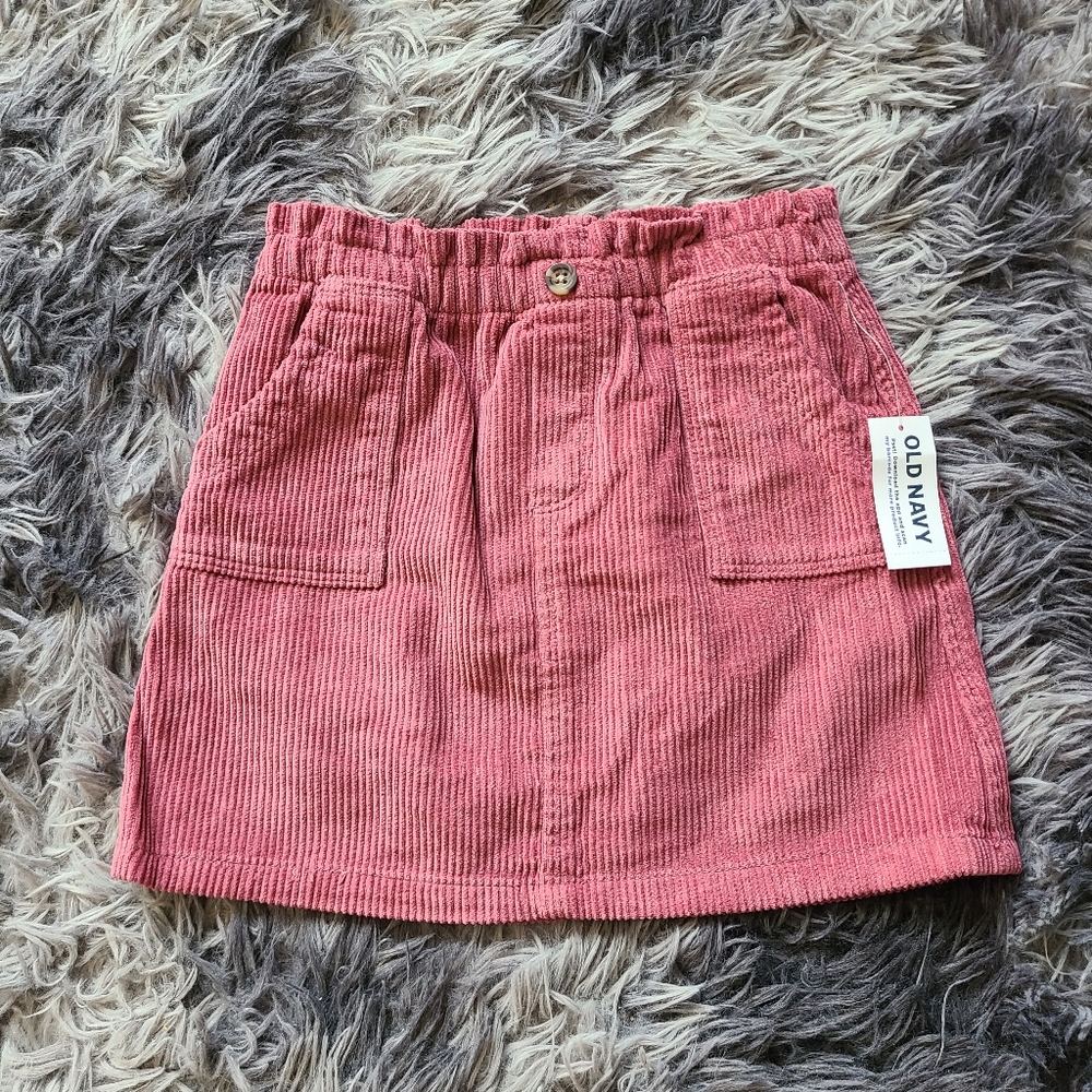 Old Navy Toddler Girl Corduroy Blush Pink Skirt